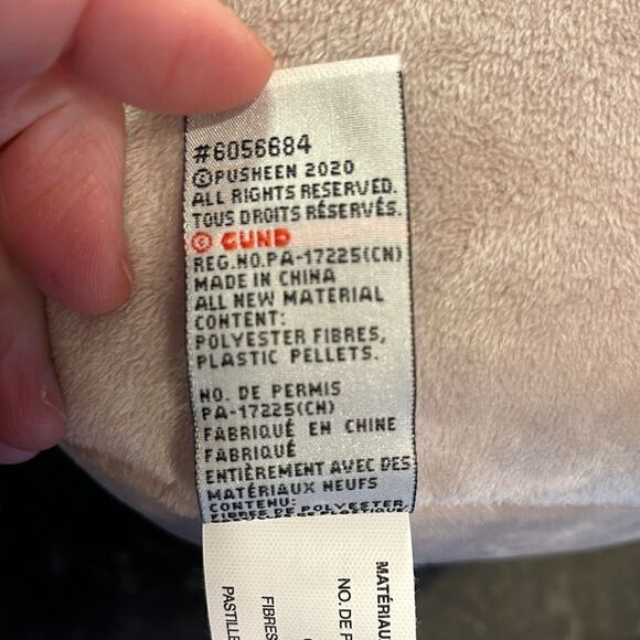 Gund Pusheen Cat Medium Birthday Cup Cake Party Hat 9” Plush Toy Mascot - Picture 8 of 9